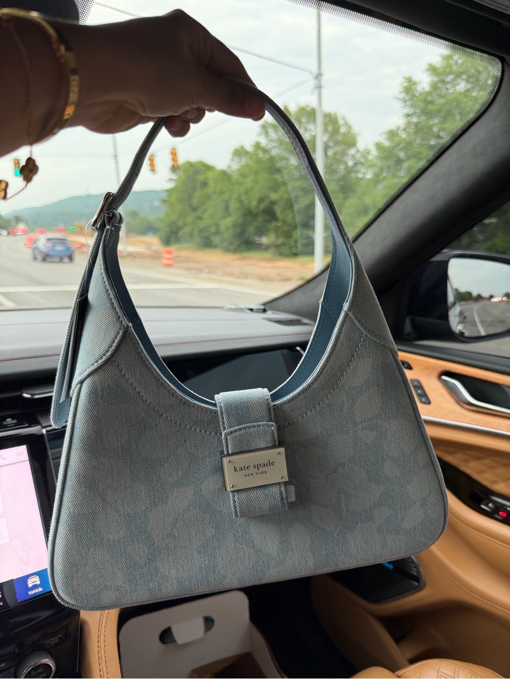 Kate Spade Nouveau Denim Small Shoulder Bag - Picture 7 of 9